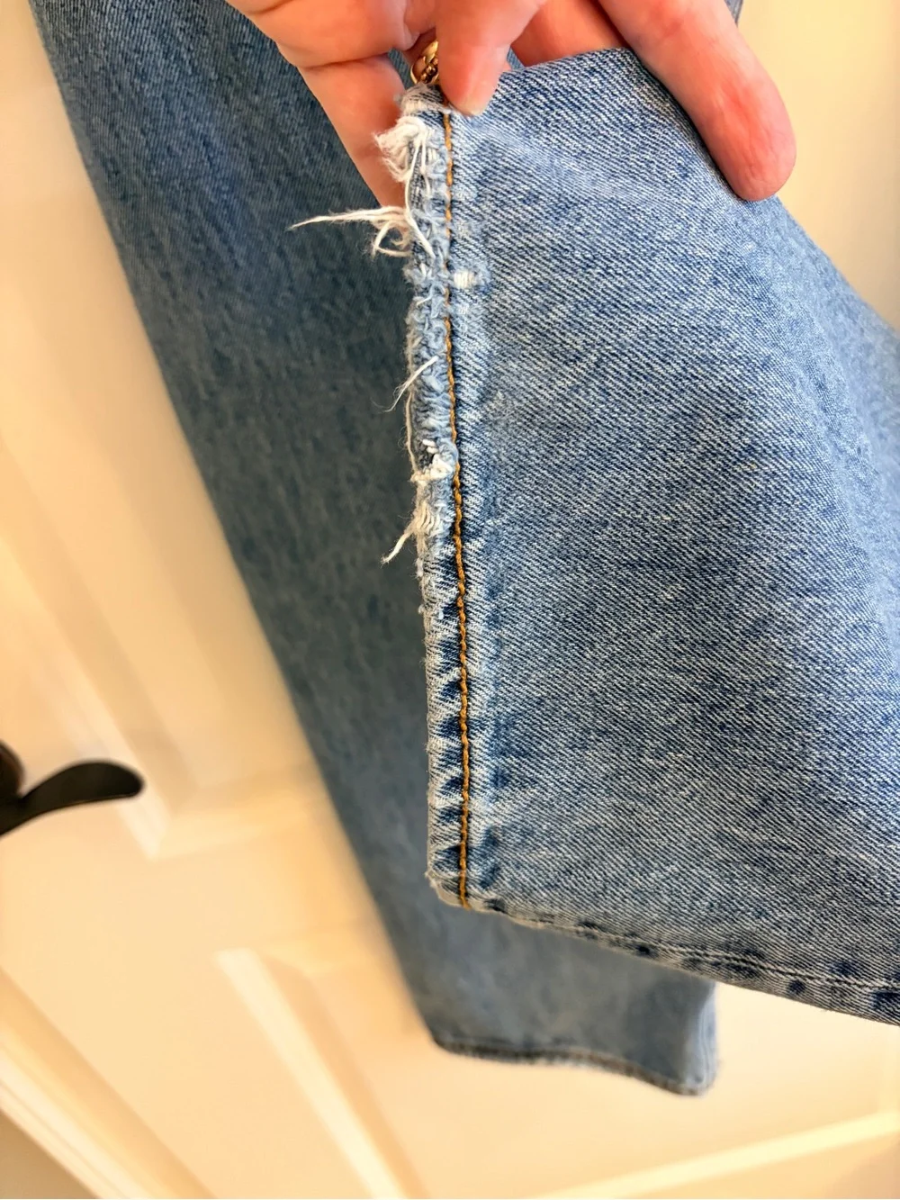 Levi’s 501 Original Fit Jeans 36x32 Light Wash Straight Leg Button Fly